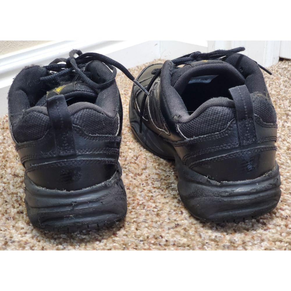 New Balance 626 Industrial Work Shoes Mens 8.5 Black Slip Resistant Leather Walk - Picture 6 of 10